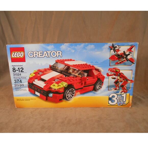 2014 Lego Creator 31024 Roaring Power 3 in 1 Complete w/Original Open Box - Picture 5 of 10